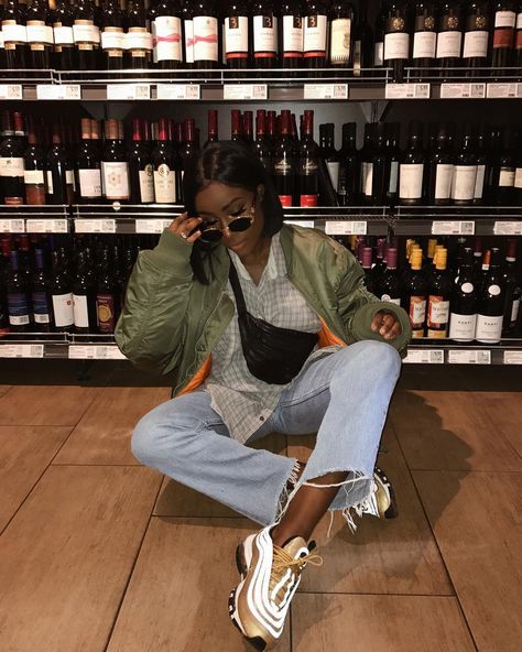 22.5k Likes, 120 Comments - Sandra Lambeck 🌈 (@sandralambeck) on Instagram: “Stopped at the 🍷 section” Nike Airmax 97 Ootd Women, Air Max 97 Outfits, Airmax 97 Outfit, Nike Airmax Outfit, Air Max 97 Outfit Women, Nike Air Max 97 Outfit, Air Max 97 Outfit, Air Max Outfit, Outfit Women