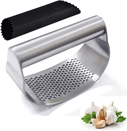 NILICAN Garlic Press Kitchen Tool Garlic Peeler Professional Ginger Crusher Ergonomic Labor-Saving Crusher Garlic Press Rocker Stainless Steel: Amazon.ca: Home  Kitchen Garlic Presser, Garlic Tool, Garlic Chopper, Garlic Presses, Garlic Mincer, Garlic Peeler, Garlic Crusher, Garlic Press, Kitchen Utensils Gadgets