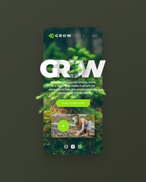 Here is also mobile interpretation of my latest GrowTree header exploration and freebie. 🌲🌳💚 Don't forget that you can download this header design exploration for free in desktop 🖥 and mobile 📱 versions. Use it, share it, explore it and do what you want with it. 🥰 Sharing is caring. 💛 DOWNLOAD Adobe XD: www.drawingart.co/shared/GrowTree_XD.zip Photos respectfully used from Unsplash. #exploration #design #studio #web #webdesign #ui #ux #uiux #uidesign #concept #tree #planet Email Header Design, Logo Design Branding Simple, Corporate Website Design, Design Exploration, Car Advertising Design, App Promotion, Header Design, Publicidad Creativa, Creative Jobs