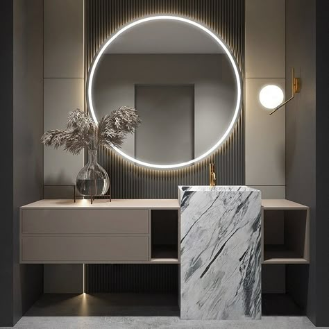 Lobby Vanity Design Modern, Wash Basin In Dining Area Modern Luxury, Toilet Wash Basin Counter Design, Lobby Vanity Design, Basin Counter Design Cabinets, Basin Counter Design Modern, Dining Wash Basin Design, Wash Basin In Dining Area Modern, Basin Area Design