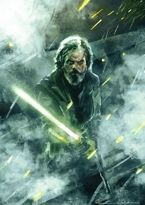 Luke Skywalker Art, Jedi Princess, Grey Jedi, Star Wars Luke, Star Wars Luke Skywalker, Stars Wars, The Last Jedi, Jedi Master, Jedi Knight