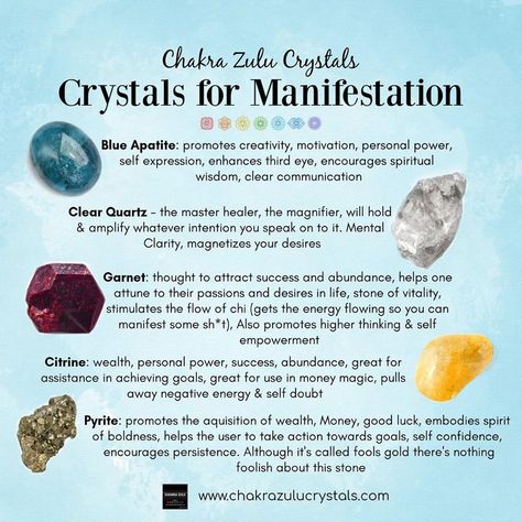 Crystal Bae🧿💙🧿 on Instagram: “Here a lovely 😊 info graphic for our crystals for manifestation set! Being the master manifester that I am, I couldn’t not hook y’all up…” Manifestation Crystals, Wedding Crystals, Crystals Collection, Eye Twitching, Crystals For Manifestation, Crystal Falls, Info Graphic, Spiritual Crystals, Gemstone Meanings