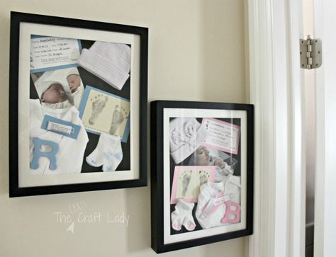 You won't believe how easy it is to make the perfect customized newborn shadow box. Learn how to make a personalized baby shadow box with a few basic supplies and keepsakes! Baby Shadow Box Ideas, Baby Memory Frame, Newborn Shadow Box, Shadow Box Ideas, Nursery Diy Projects, Baby Shadow Box, Box Video, Diy Shadow Box, Memory Frame