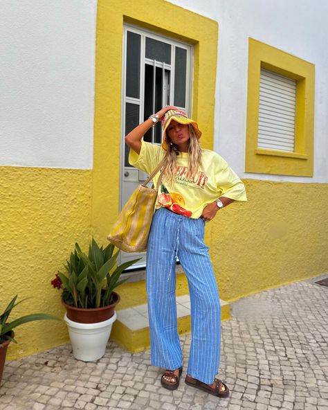 🍋🌼🌴🦋🍊 I’m officially a summer girl, rate this mood ? Summer summergirl summeroutfit summerinspo inspo spring springoutfit springsummer ootd summerinspo Bright Summer Outfits Casual, Funky Outfits Summer, Eclectic Outfits Summer, Portuguese Girl Style, Hipster Summer Outfits, Colourful Outfits Aesthetic, Mum Wardrobe, Scandinavia Summer, Bright Summer Outfits