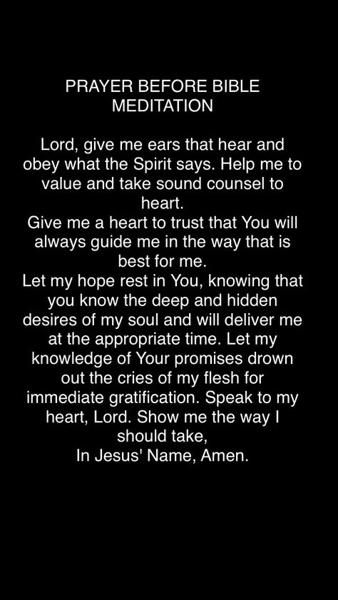 Scripture Meditation, Bible Meditation, Inspire Bible Journaling, Meditation Prayer, Christian Bible Study, Bible Study Lessons, Bible Study Verses, Good Prayers, Bible Motivation