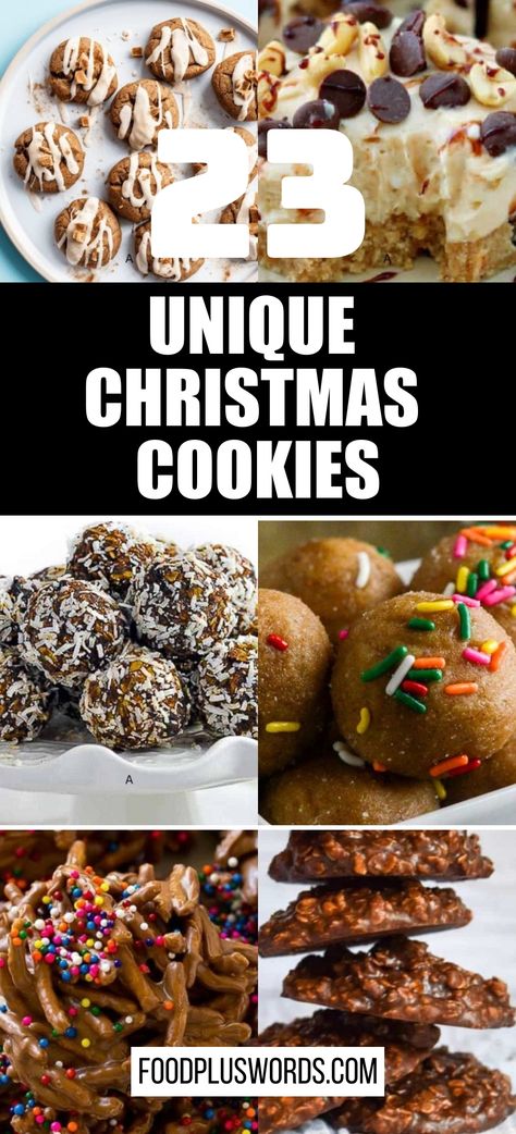 Unique Christmas Cookies Cookie Ideas Recipes, Unique Christmas Baking Ideas, Favourite Christmas Cookies, Fun Holiday Cookie Recipes, Popular Holiday Cookies, Christmas Baking Exchange, Unusual Christmas Cookie Recipes, Ultimate Christmas Cookies, Famous Christmas Cookies