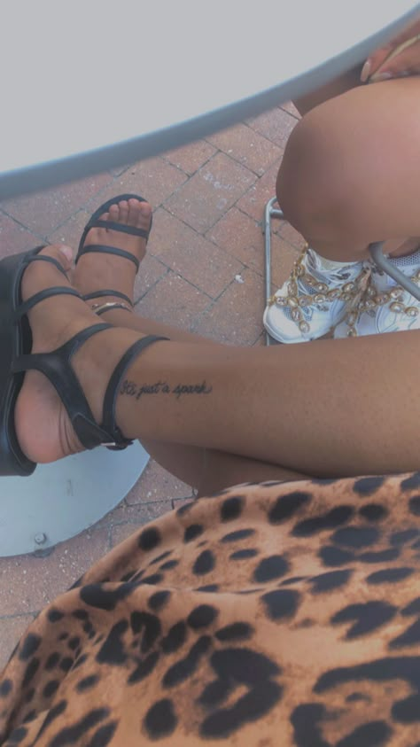 Black Women Ankle Tattoos, Words Ankle Tattoo, Blessed Ankle Tattoo, Name Tattoo On Ankle, Cursive Ankle Tattoo, Baddie Ankle Tattoos, Side Of Ankle Tattoo, Vertical Ankle Tattoo, Ankle Tats For Women