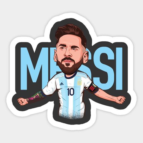 Argentina Sticker, Goat Messi, Argentina Football, Football Stickers, Lionel Messi, Car Windows, Hard Hats, Decals Stickers, Funny Stickers