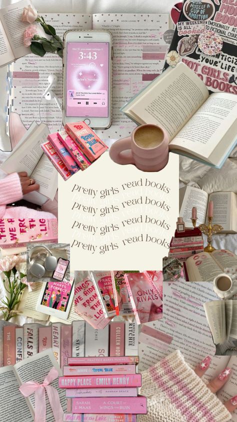 pink girlie reading book aesthetic Pink Disney Princess Aesthetic, Reading Book Aesthetic, Screen Savers Wallpapers, Collage Book, Nails Today, Book Wallpaper, Book Blogger, Reading Book, Ipad Wallpaper