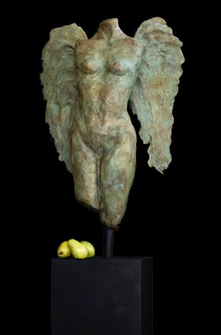 winged-apples Angel Wing Sculpture, Angel Sculpture Art, Art Folio, Pottery Angels, Organic Sculpture, Human Sculpture, Goddess Sculpture, Figure Sculpture, Angel Sculpture