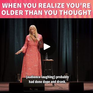 1.6M views · 18K reactions | Older Than You Thought | Leanne Morgan | When you realize you're older than you thought 😳 #LeanneMorgan #StandUpComedy | By Leanne Morgan | Facebook When You Realize, Stand Up Comedy, Funny Stuff, Thinking Of You, Funny Gif, Funny