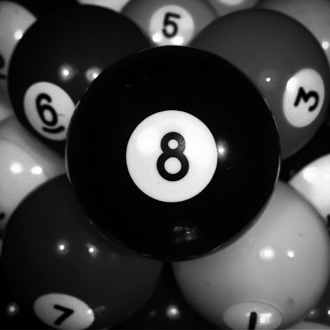 8-ball Aesthetic Magic, Snooker Balls, Cue Sports, 8 Ball Pool, Ball Aesthetic, Iphone Wallpaper Aesthetic, Magic 8 Ball, Graffiti Wallpaper Iphone, Pool Ball