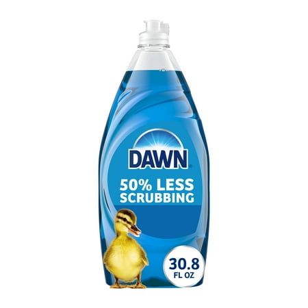 Think all dish soaps are the same? Think again. No matter what you've got cooking in the kitchen, Dawn Ultra Original dish soap will leave your dishes squeaky clean every time. Get your ultimate clean and be the kitchen hero with the grease cleaning power of Dawn dishwashing liquid. With 50% less scrubbing* (*vs. Dawn Non-Concentrated), Dawn works harder so you can get back to spending quality time with your family. Dawn Ultra's powerful formula helps you get through more dishes with less* dishw Dawn Dishwashing Liquid, Soap Liquid, Wildlife Rescue, Save Wildlife, Rescue Workers, Cooking In The Kitchen, Laundry Stains, The Grease, Dawn Dish Soap