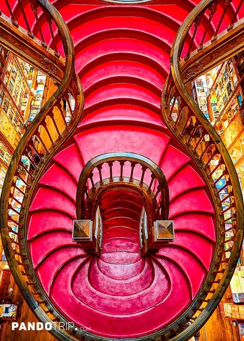 Get Lit at the Porto Bookstore: A Guide to Livraria Lello - Places To See In Your Lifetime Livraria Lello, Gothic Elements, Opulent Interiors, San Sebastian, Bookstore, Places To See, Art Nouveau, Old Things, Architecture