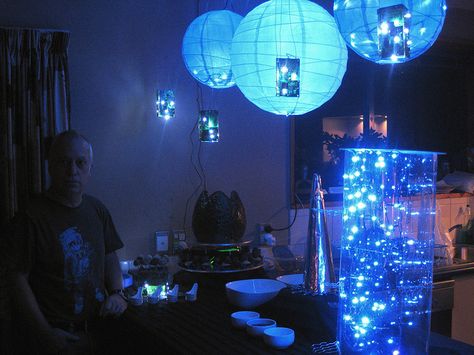 Sci-fi Decorations | Flickr - Photo Sharing! Sci Fi Party Ideas, Sci Fi Decorations Party, Sci Fi Theme Party, Sci Fi Decorations, Sci Fi Decor, Sci Fi Party, Sci Fi Halloween, Intergalactic Party, Sci Fi Home