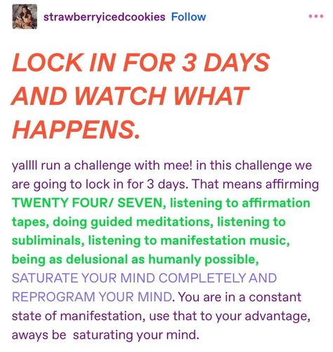 Manifest In 3 Days, Manifesting Challenge, Law Of Assumption, Divine Feminine Spirituality, Spiritual Manifestation, Healing Words, Neville Goddard, Mind Power, Self Concept