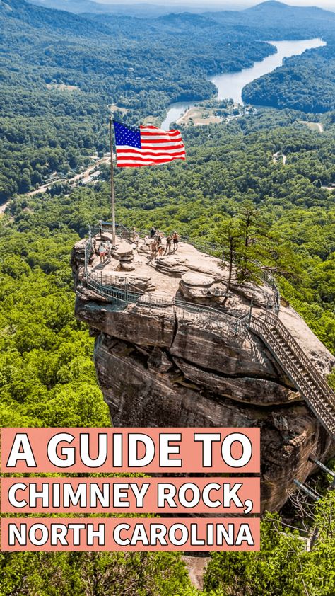 Chimney Rock North Carolina, Chimney Rock State Park, North Carolina Vacations, Chimney Rock, Southern Travel, Road Trip Places, North Carolina Travel, Lake Lure, Nc Mountains