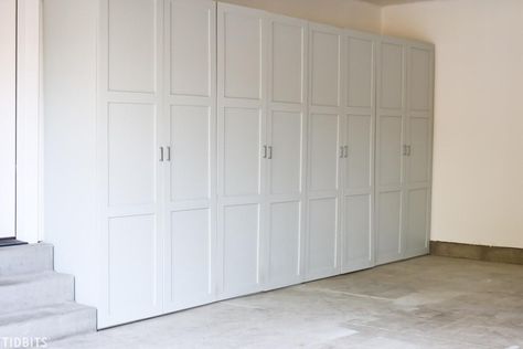 Garage Storage Cabinets | Kreg Tool Build Your Own Garage, Diy Garage Storage Cabinets, Free Building Plans, Pocket Hole Joinery, Garage Remodel, Diy Garage Storage, Garage Makeover, Garage Storage Organization, Garage Cabinets