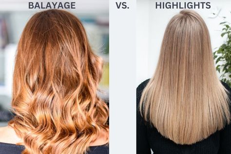 Balayage vs Highlights: Find Out Which Technique is Right For You Balayage Vs Highlights, Full Balayage, Partial Balayage, Reverse Balayage, Balayage Technique, European Facial, Lighter Hair, Wax Hair Removal, Hair Color Techniques