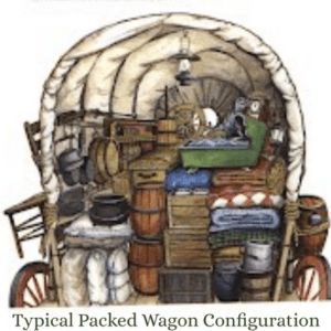 Packing for the Oregon Trail - Petticoats & Pistols Oregon Trail Pioneers, Missouri Town, California Trail, Pioneer Life, Roses Book, The Oregon Trail, Chuck Wagon, Covered Wagon, Oregon Trail