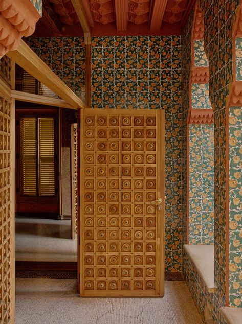 Gothic Revival Interior, Beam House, Kinfolk Magazine, Patterned Tile, Pattern Photography, Inside Art, Joe Colombo, Cle Tile, Arch Decoration