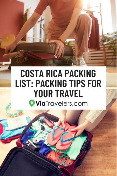 Costa Rica Packing List Costa Rica Travel Packing, Costa Rica Clothes, Costa Rica Packing List, Costa Rica Packing, Costa Rica Adventures, Contact Solution, Pack Like A Pro, Visit Costa Rica, Costa Rica Travel