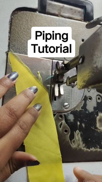 Stitching Hacks, Fashion Saree Blouse, Piping Tutorial, Simple Sewing Tutorial, Sewing Measurements, Easy Dress Sewing Patterns, Dress Sewing Tutorials, Latest Blouse Designs Pattern, Sewing Easy