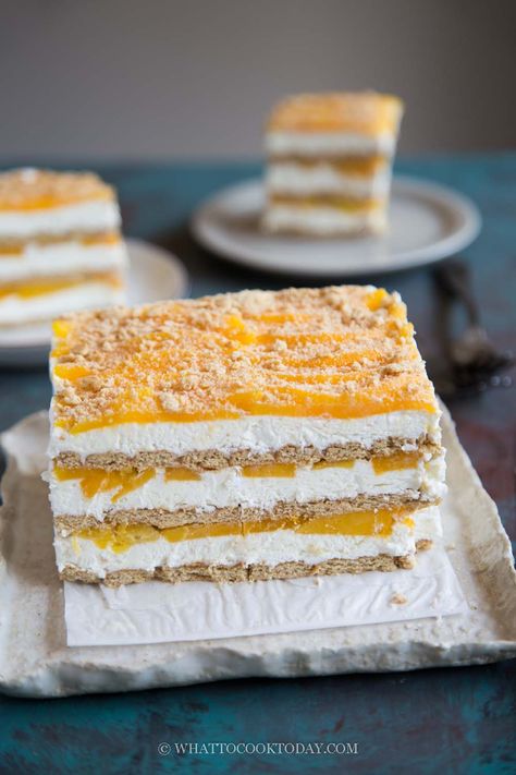 Mango Graham Float, Mango Graham Cake, Mango Graham, Graham Cake, Graham Cracker Cake, Mango Float, Refrigerator Cake, Fridge Cake, Ice Box Cake