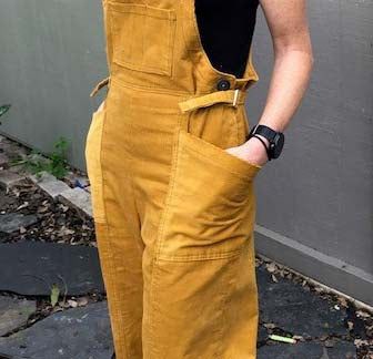 Ophelia Overalls Sew Along Part 1: Fabric and Fit – Decades of Style Pattern Company Diy Linen Overalls, Easy Overalls Pattern, Linen Overalls Pattern, Free Overall Sewing Pattern, Overalls Pattern Sewing Free, Overalls Pattern Sewing, Homemade Overalls, Sewing Overalls, Overall Sewing Pattern