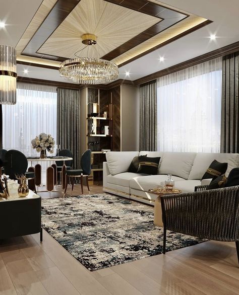 Duplex Ceiling Design Living Room, Duplex Hall Ceiling Design, Drawing Room False Ceiling Design Modern, Luxury Ceiling Design Hall, Living Room False Ceiling Design Modern, Wood Celling Design Living Rooms, False Ceiling Drawing Room, Luxurious False Ceiling, False Ceiling Bedroom Luxury