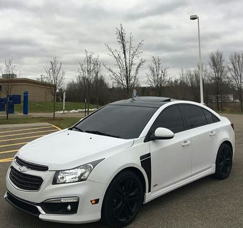 Awesome Chevrolet 2017: White Chevy Cruze... Cars Check more at http://carboard.pro/Cars-Gallery/2017/chevrolet-2017-white-chevy-cruze-cars/ Chevy Cruze Accessories, Chevy Cruze Custom, 2017 Chevy Cruze, Chevrolet 2017, Chevy Girl, Best Car Insurance, Mom Car, One Night Stand, Chevy Cruze