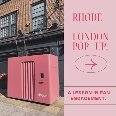 Rhode’s Pops-Up in Marylebone: A Lesson in Fan Engagement. 🌸🍬👙🎀🦩🩰🤳 Last Saturday, Rhode brought their brand to life in Marylebone with a pop-up photobooth event. Fans gathered in droves, eager to receive a free lip peptide with people arriving as early as 6am. But as the hours wore on, the excitement turned to frustration for many, & social media was ablaze with reactions. The turnout was nothing short of spectacular, with people queuing for over five hours. This overwhelming response is ... Rhode Pop Up, Rhode Branding, Rhode Photobooth, Glam Photobooth, Photobooth Branding, People Queuing, Instagram Booth, Photobooth Event, Engagement Images