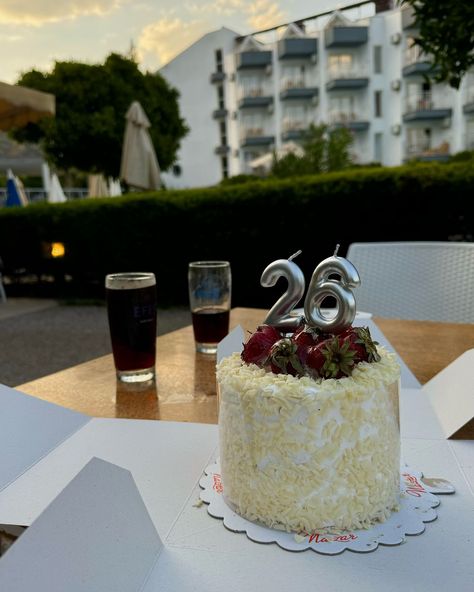 my 26th birthday 🥂 Cute 26th Birthday Cake, Happy 26th Birthday Wishes, Happy Birthday 26 Years, Happy 26th Birthday Cake, Quotes For 26th Birthday, Birthday Cake 26, 26 Birthday, Happy 26th Birthday, 26th Birthday