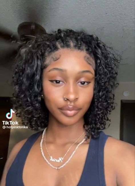 2000s Short Curly Hairstyles, Hairstyles Breads, Short Curly Hairstyles Braids, Hairstyles For Black Women Curly Hair, Cute Hairstyles For Short Curly Hair Black Women, Summer Curly Hairstyles Natural Curls, Naturly Curly Hairstyles Black Women, Cute Hairstyles For Curly Hair Natural, Cute Curly Hairstyles For Black Women