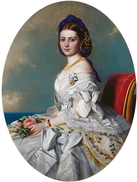 "Victoria, Princess Royal, Crown Princess of Prussia (1840-1901)", Albert Graefle, 1863; Royal Collection Trust 405280 Victoria Princess Royal, German Princess, Era Victoria, Queen Victoria Family, Queen Victoria Prince Albert, Royal Collection Trust, Woman In White, European Royalty, Prince Albert