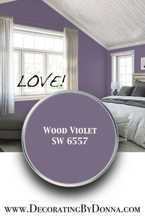 Yes and I highly recommend it. Purple is a great color for so many reasons, it’s liked by both men and women. Plus, on a spiritual level, purple is a really hot color now. So many bedrooms these days are … Continue reading → Royal Purple Paint Colors, Boys Purple Bedroom, Purple Bedroom Paint Colors, Purple Paint Bedroom, Purple Painted Room, Purple Adult Bedroom, Violet Bedroom Walls, Purple Farmhouse Bedroom, Purple Wall Painting Ideas Bedroom