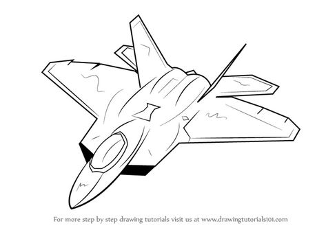 Fighter Plane Drawing, Jet Drawing, Plane Drawing, Plane Tattoo, Airplane Drawing, F 22 Raptor, F22 Raptor, Drawing Sheet, Lockheed Martin