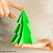 3D Paper Christmas Tree Template - Easy Peasy and Fun 3d Paper Christmas Tree, Christmas Tree Paper Craft, Christmas Tree Cut Out, Christmas Tree Printable, Unicorn Craft, Tree Template, Christmas Tree Template, Christmas Card Ornaments, 3d Christmas Tree