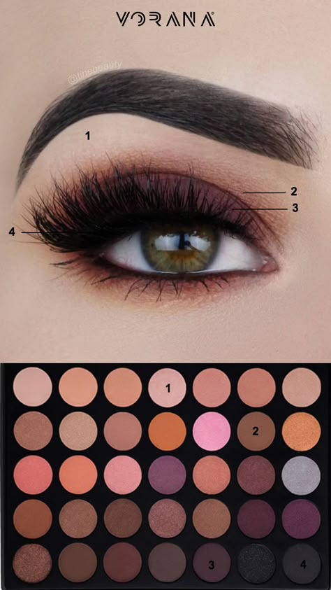 Make Up Mata, Dark Eye Makeup, Makeup Palettes, Pinterest Makeup, Makijaż Smokey Eye, Makeup Hacks, Eye Makeup Tips, Eyeshadow Tutorial, Winged Eyeliner