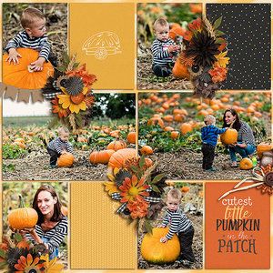 Scrapbook Punches, Scrapbook Planning, Boy Scrapbook Layouts, Fall Scrapbook Layouts, Scrapbooking Freebies, Halloween Kit, Digital Scrapbooking Freebies, Page Layouts, Halloween Scrapbook