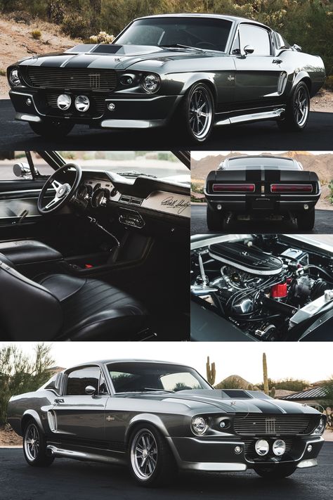 Doge Challenger, Ford Mustang Eleanor, Mobil Mustang, Shelby Gt 500, Muscle Cars Mustang, 1967 Ford Mustang, Old Muscle Cars, Dream Vehicles, Ford Mustang Car