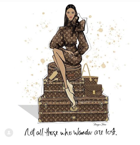 Luis Vuitton Aesthetic Wallpaper, 2023 Gucci, Megan Hess Illustration, Italian Designers, Apple Watch Bands Women, Megan Hess, Gacha Clothes, With My Love, Pretty Pics