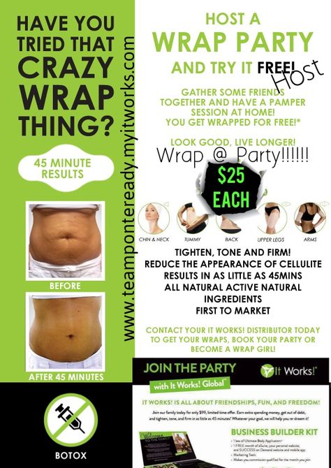 Who????? It Works Wraps, Belly Busters, Website Sign Up, It Works Products, Crazy Wrap Thing, Body Wraps, Party Flyer, Live Long, Weight Management