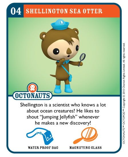 Shellington Sea Otter | Countdown day 04: Shellington Sea Ot… | Flickr - Photo Sharing! Octonauts Characters, Octonauts Birthday Party, Octonauts Party, Lil Boy, Sea Otter, Kids Corner, Boy First Birthday, Kids Shows, Otters