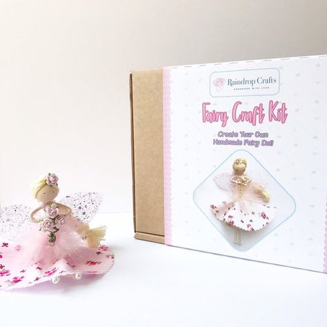 Fairy Craft Kit Handmade Fairy Doll Craft Kit Pink Fairy | Etsy Diy Fairy Doll, Fairy Diy, Fairy Kit, Handmade Fairy, Pink Fairy, Fairy Crafts, Fairy Decor, Fairy Gifts, Doll Diy