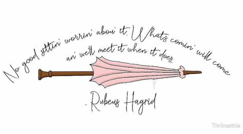 Hagrid Wand, Hagrid Quotes, Harry Potter Tattoo Sleeve, Umbrella Tattoo, Umbrella Drawing, Wand Tattoo, Hp Tattoo, Rubeus Hagrid, Harry Potter Tattoos