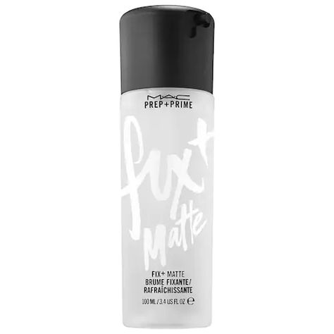 Prep + Prime Fix+ Primer and Setting Spray – Matte Finish - MAC Cosmetics | Sephora Setting Spray For Dry Skin, Mac Setting Spray, Best Setting Spray, Primer And Setting Spray, Drugstore Setting Spray, Sephora Wishlist, Hydrating Setting Spray, New Makeup Products, Mac Fix