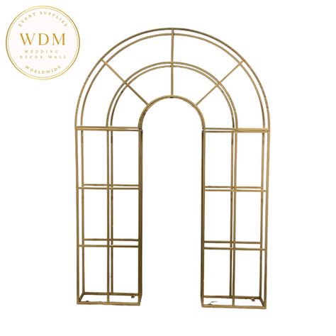 Metal Arch Wedding, Arch Wedding Decor, Luxurious Background, Elegant Backdrop, Elegant Doors, Metal Arch, Arch Design, Metal Panels, Wedding Arch