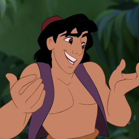 Good Looking Cartoon Characters, Aladdin Profile Picture, Hot Characters From Disney, Make Disney Characters, Every Disney Character, Cute Characters From Movies, Alladin Pfp, Fine Disney Characters, Hear Me Out Disney Characters