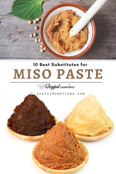 miso paste substitutes Homemade Miso Paste, Diy Miso Paste, Miso Paste Recipes Homemade, Miso Paste Substitute, Miso Soup Recipe With Miso Paste, Miso Paste Recipe, Miso Paste Recipes, Miso Tofu, Staple Recipes